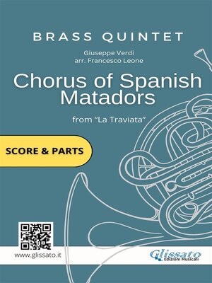 cover image of Brass Quintet--Chorus of Spanish Matadors (score & parts)